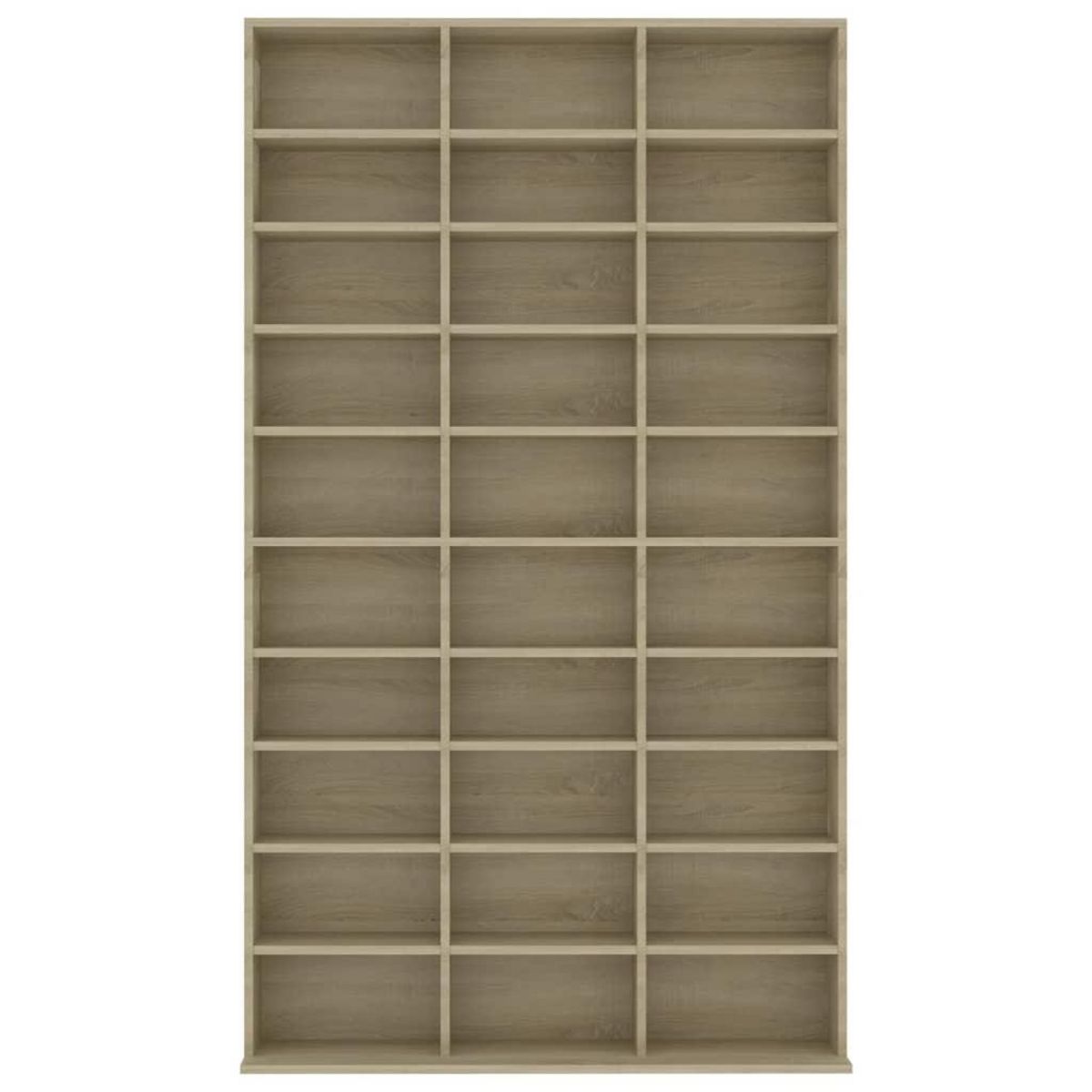 VIDAXL Armoire a CD Chene sonoma 102x16x177,5 cm Bois d'ingenierie