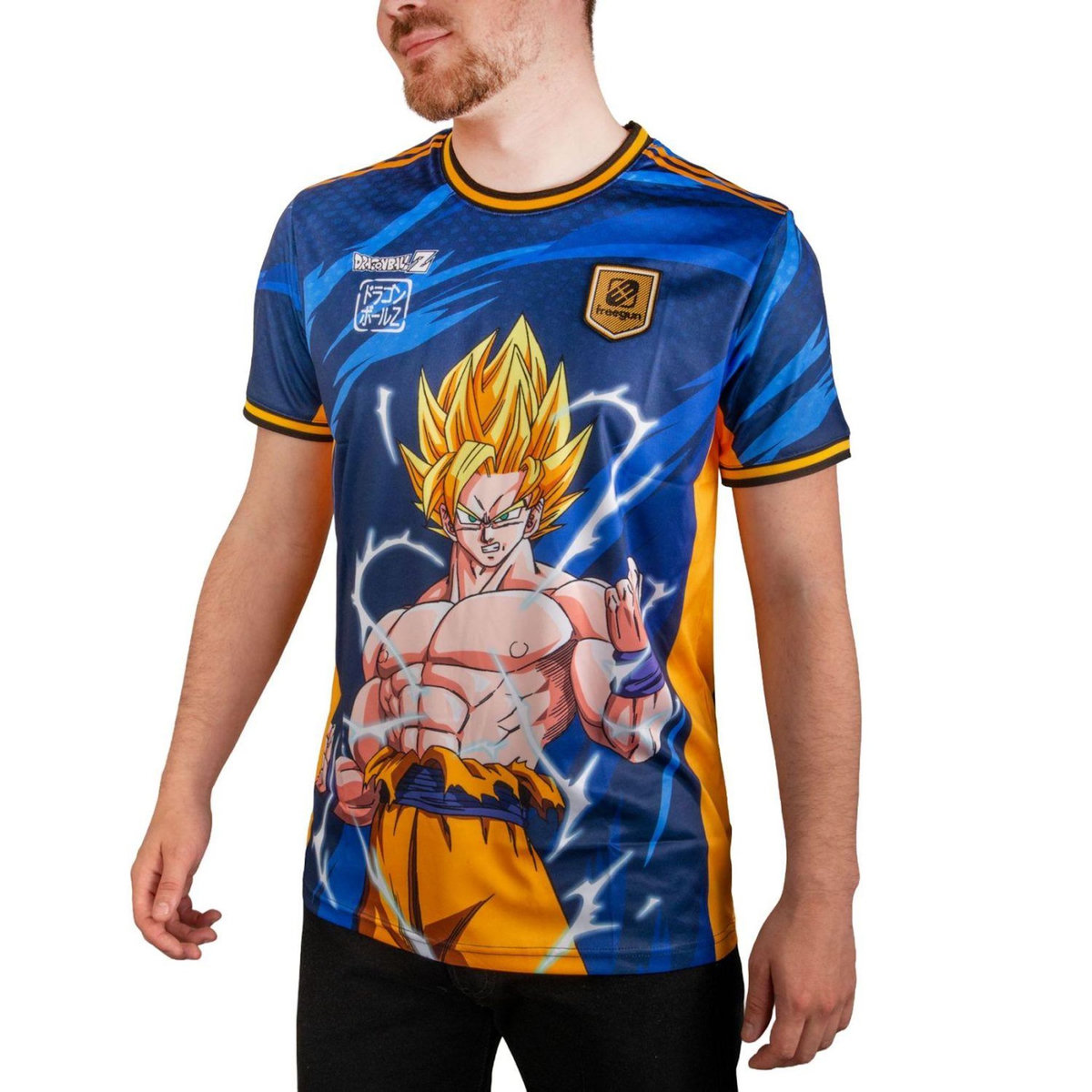 FREEGUN T-shirt homme Dragon Ball Z Super Sayian