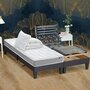 Voir la diapositive 2 : IDLITERIE Ensemble relaxation avec matelas mémoire de forme, couette, oreillers.