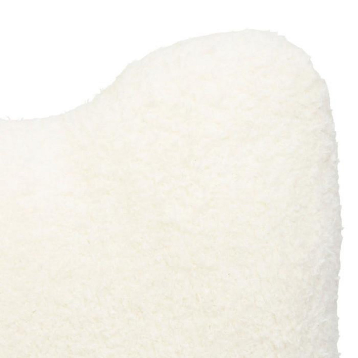 ATMOSPHERA Coussin Déco Imitation Fourrure  Wavy Bliss  35x48cm Blanc