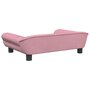 Voir la diapositive 5 : VIDAXL Lit pour chien rose 70x48x22 cm velours