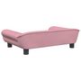 Voir la diapositive 5 : VIDAXL Lit pour chien rose 70x48x22 cm velours
