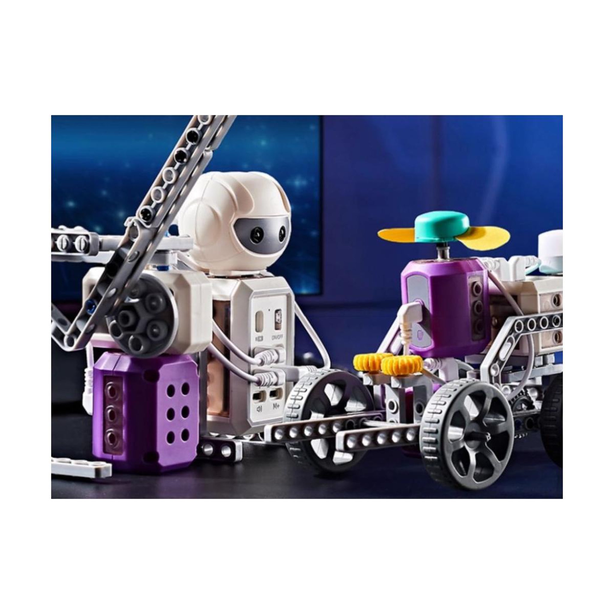 Voir la diapositive 2 : ELINELI Kit de construction robotique - 402 modèles