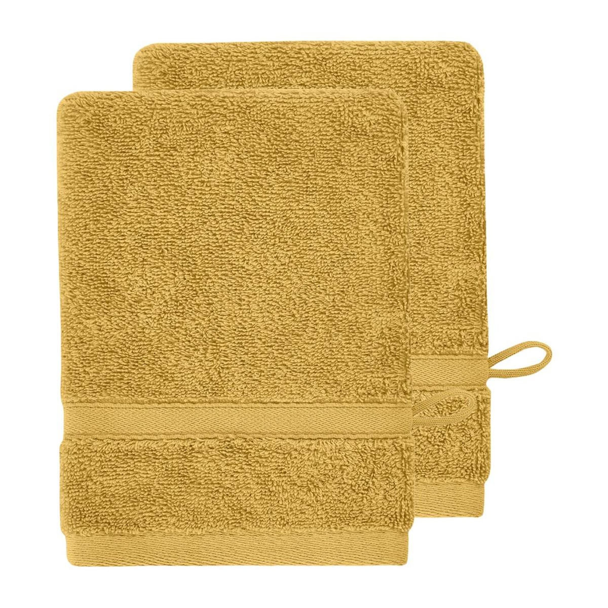 Sensei Maison Lot de 2 gants en coton biologique 520 g/m² BIO ORGANIKA