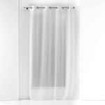 Paris Prix Rideau Voilage à Œillets  Perlina  140x280cm Blanc
