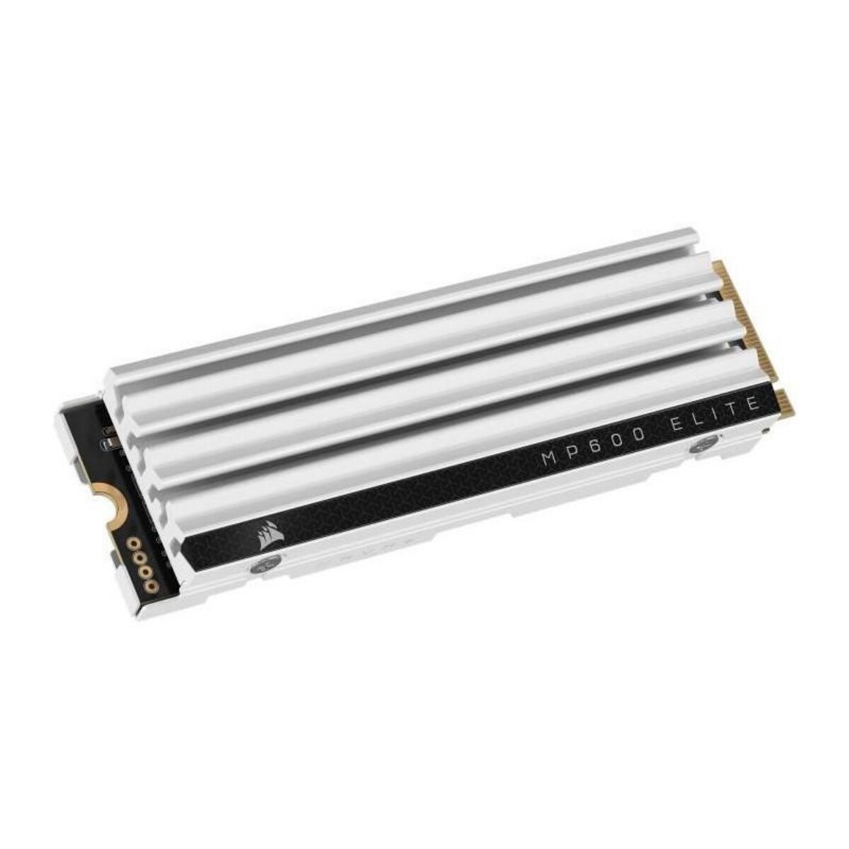 Corsair Disque SSD interne - CORSAIR - MP600 ELITE 1TB Gen4 PCIe x4 NVMe M.2 SSD optimisé pour PS5 avec dissipateur LP - Blanc