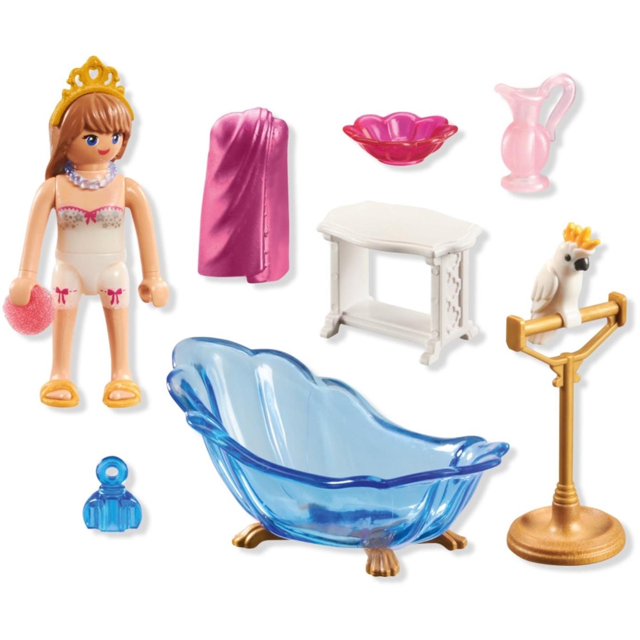 Voir la diapositive 4 : PLAYMOBIL Salle de bain royale avec princesse et accessoires