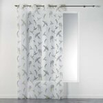 Paris Prix Rideau Voilage à Œillets  Envolée Chic  140x240cm Jaune