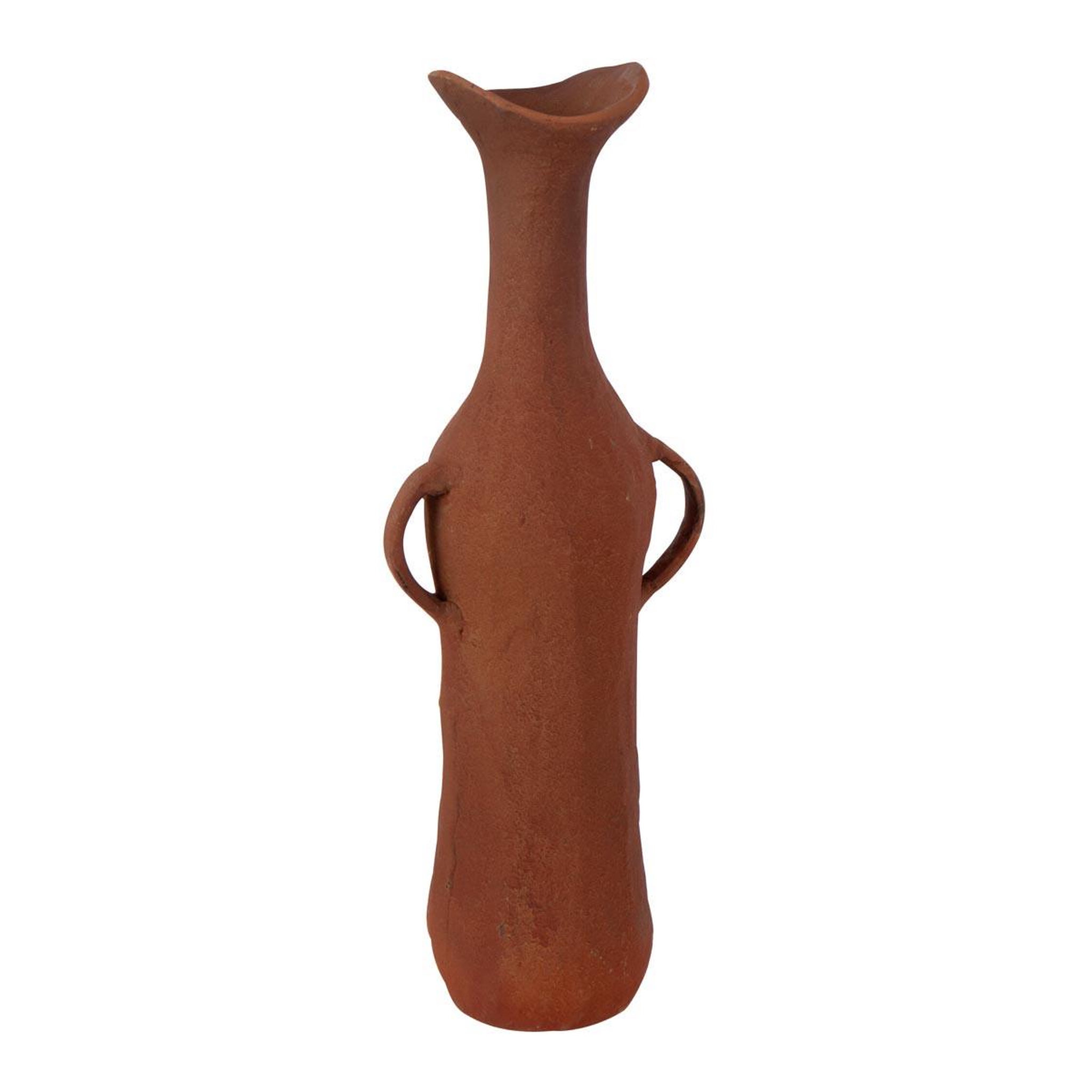 J-LINE Vase déco avec anses  automn  40cm terracotta