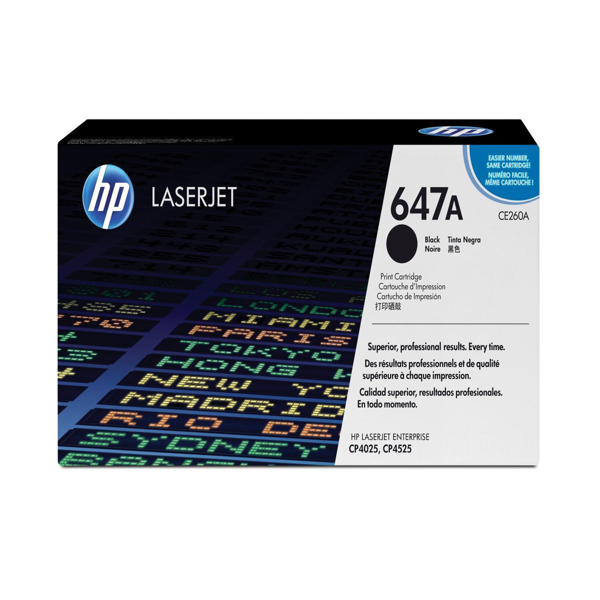 Voir la diapositive 3 : HP HP Cartridge No 647A HP647A HP 647A Black Schwarz (CE260A)