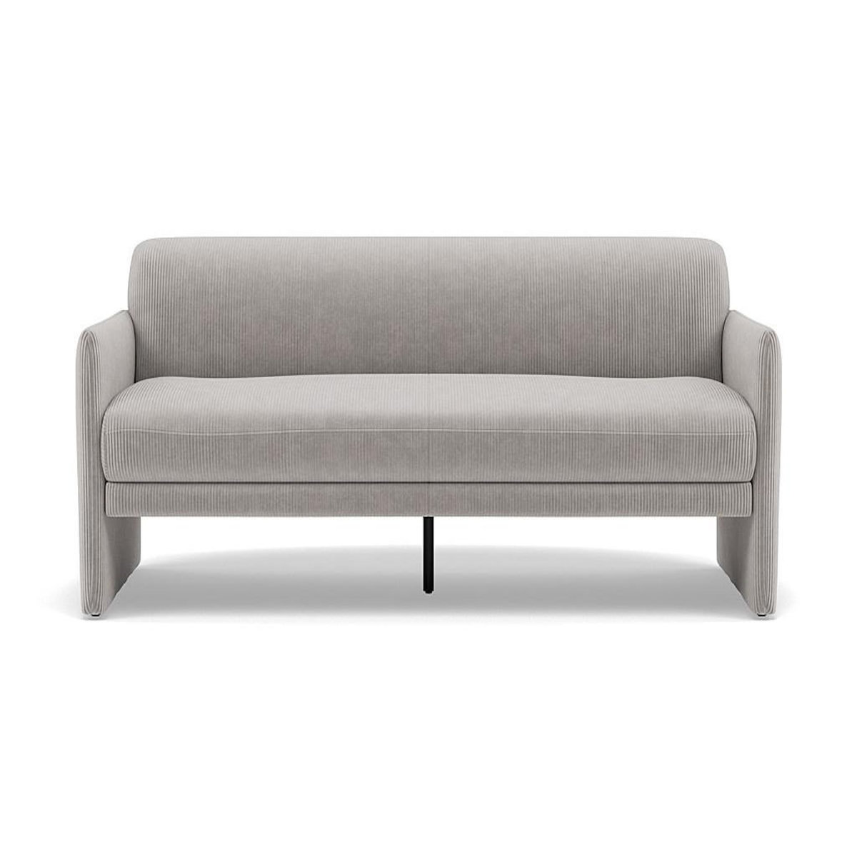 BEST MOBILIER Mathis - canapé convertible clic-clac 3 places en velours côtelé
