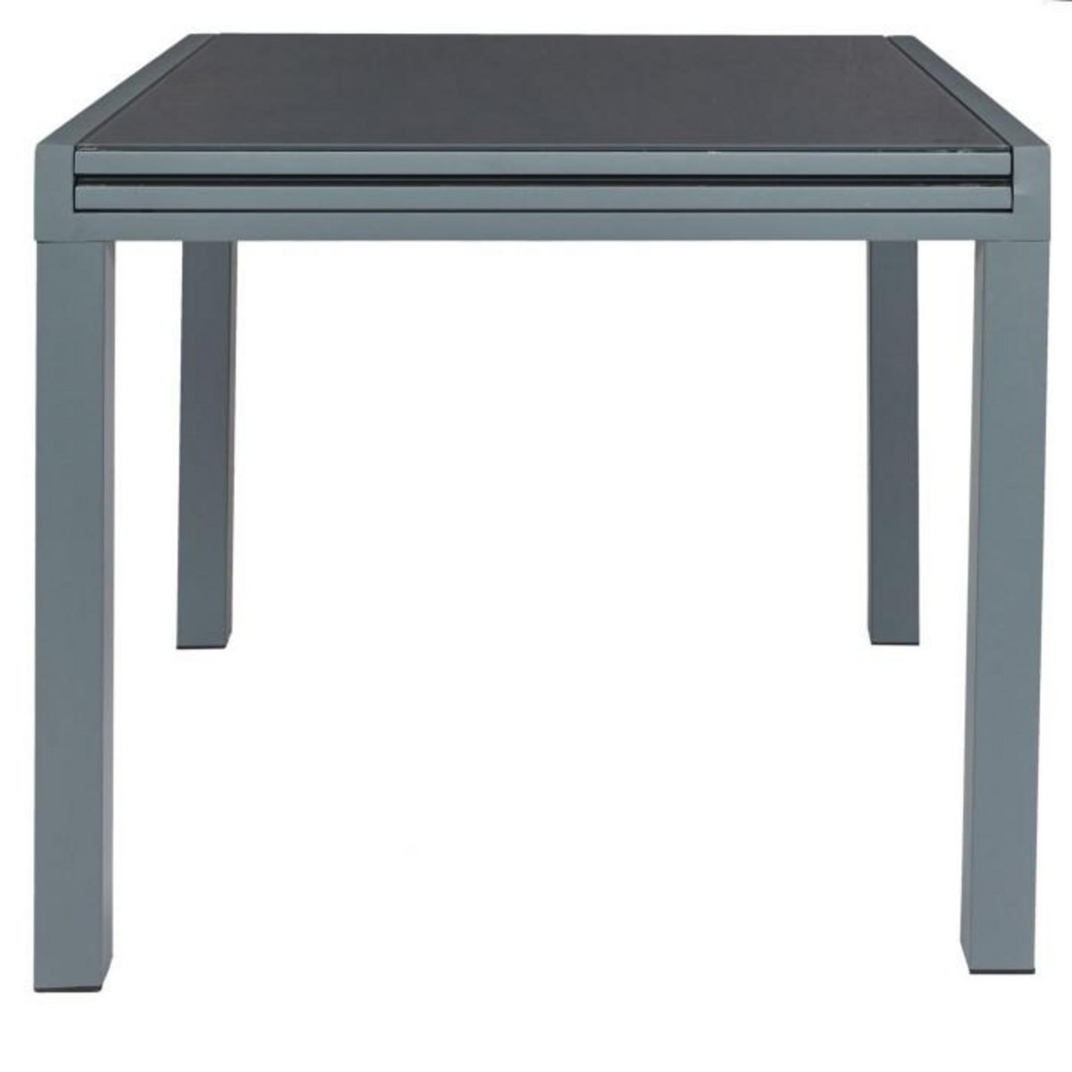 Paris Prix Table de Jardin Extensible  Haria  80-160cm Gris