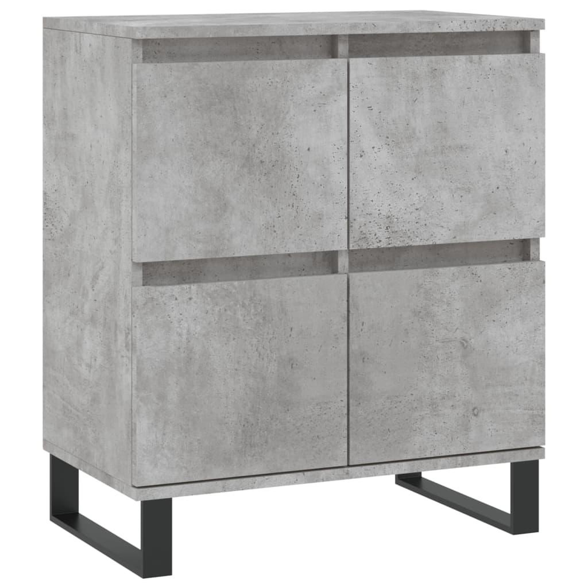 Voir la diapositive 5 : VIDAXL Buffets 3 pcs gris beton bois d'ingenierie