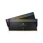 Voir la diapositive 2 : Corsair Mémoire RAM - CORSAIR - Dominator Titanium RGB DDR5 - 64GB 2x32GB DIMM - 6600MT/s - Intel XMP 3.0 - 1.40V - Noir (CMP64GX5M2X66
