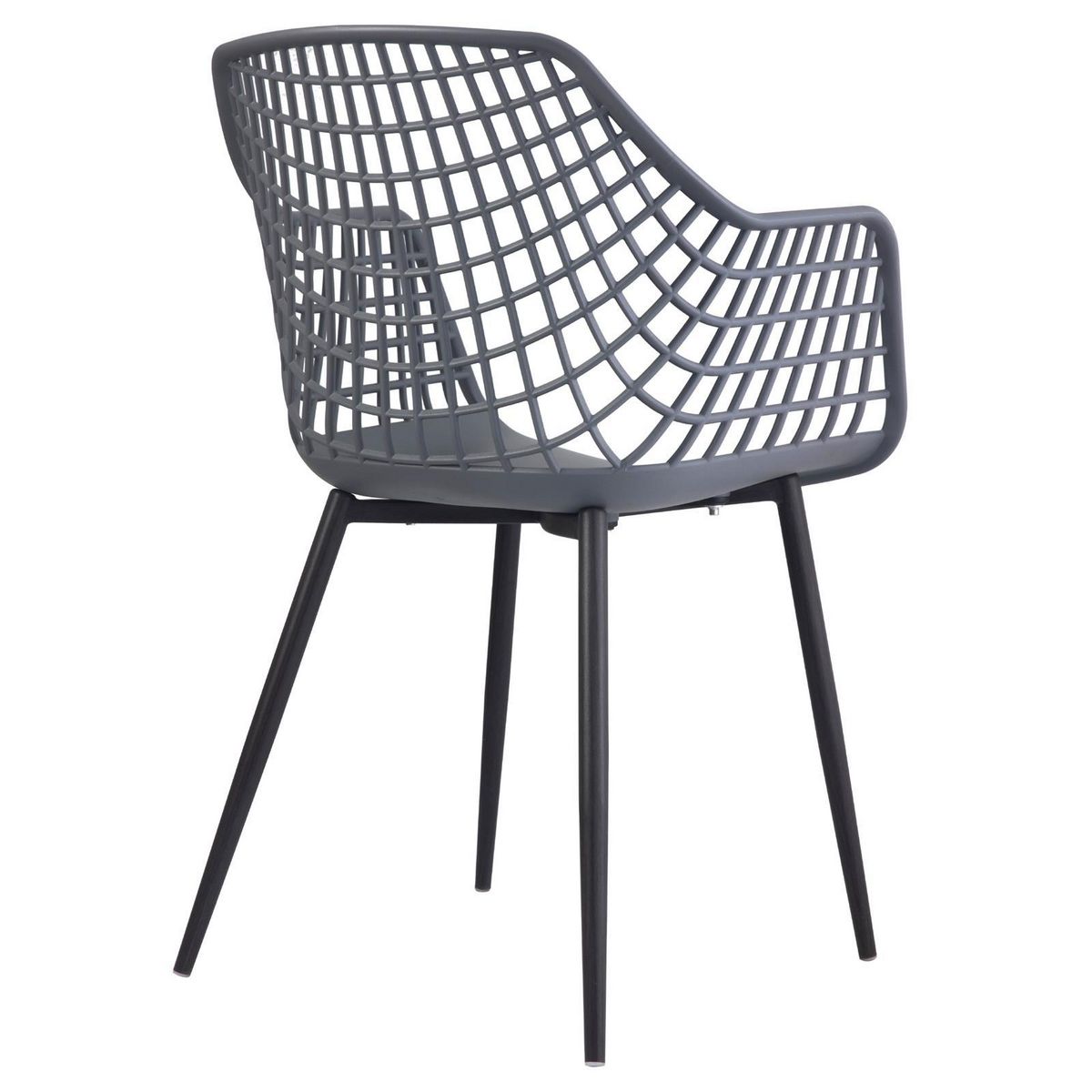 IDIMEX Lot de 4 chaises LUCIA, en plastique