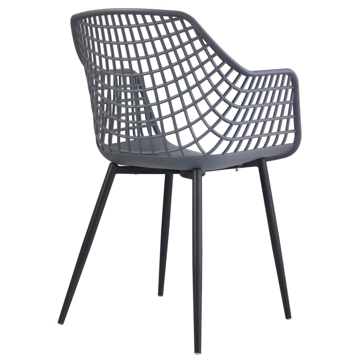 IDIMEX Lot de 4 chaises LUCIA, en plastique