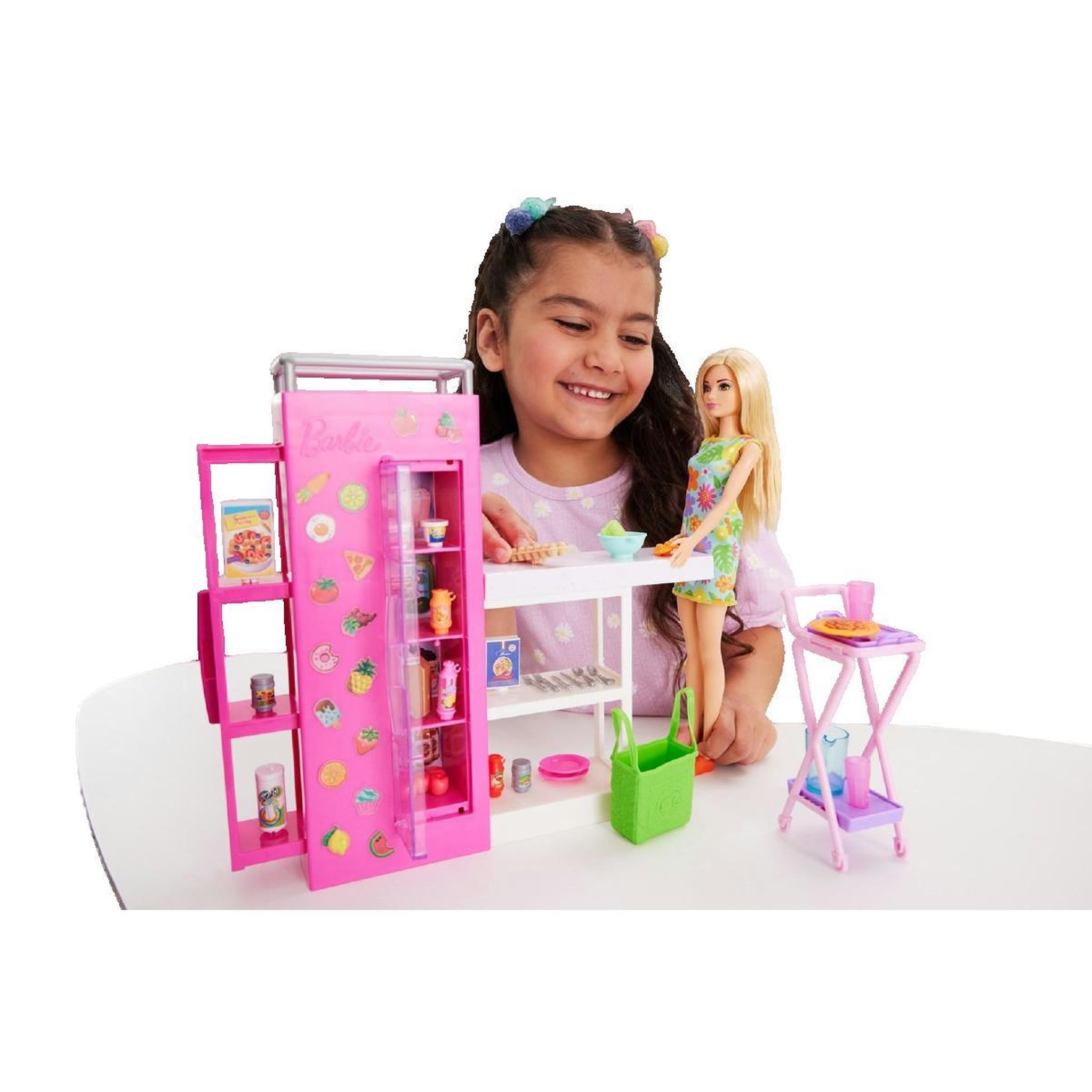 Voir la diapositive 3 : BARBIE Ensemble de jeu Barbie Coffret cuisine multicolore
