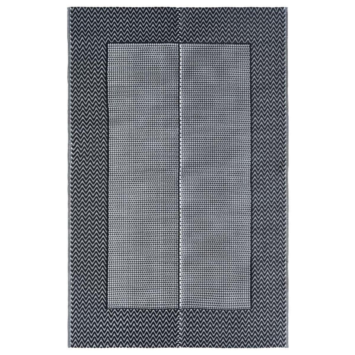 VIDAXL Tapis d'exterieur ARAKIL Gris 120x180 cm PP