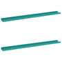 Voir la diapositive 2 : VIDAXL Etageres murales 2 pcs Bleu 100x9x3 cm