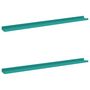 Voir la diapositive 2 : VIDAXL Etageres murales 2 pcs Bleu 100x9x3 cm
