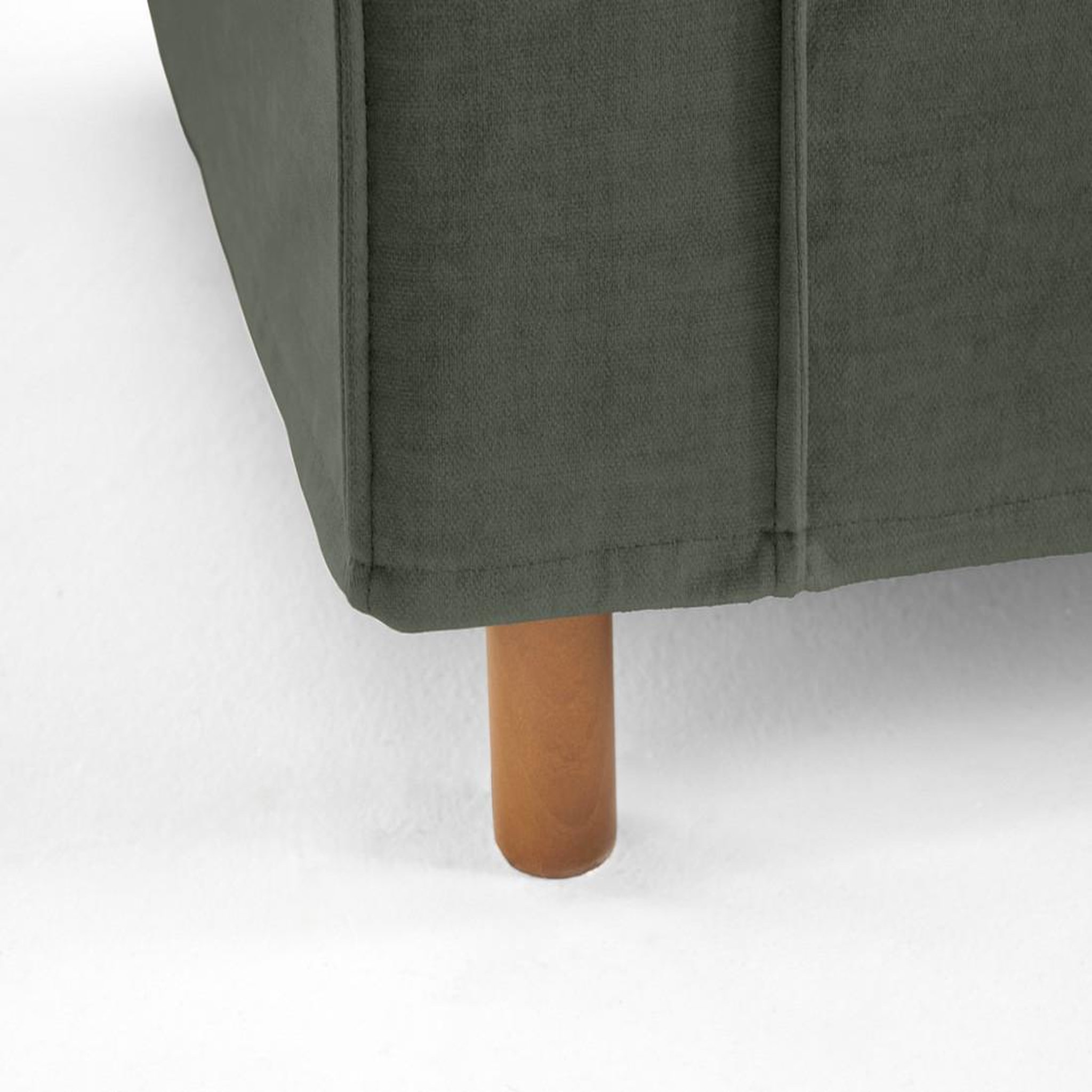 Voir la diapositive 2 : LISA DESIGN Jake - canapé déhoussable d'angle droit 5 places en velours