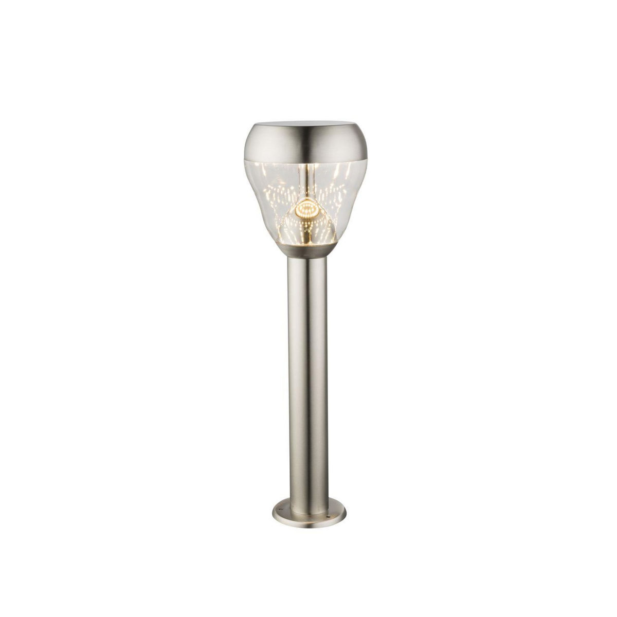 GLOBO Borne Luminaire d'extérieur H. 50 cm - Argent chromé