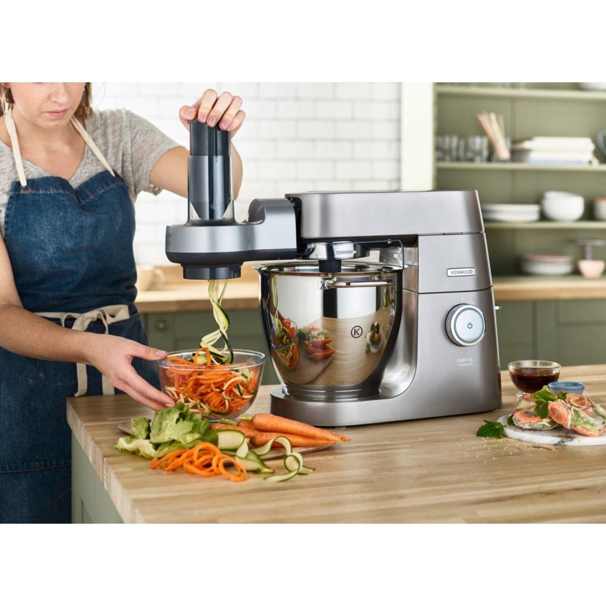 Voir la diapositive 4 : KENWOOD Découpe KAX712PL Découpe aliments Spirale