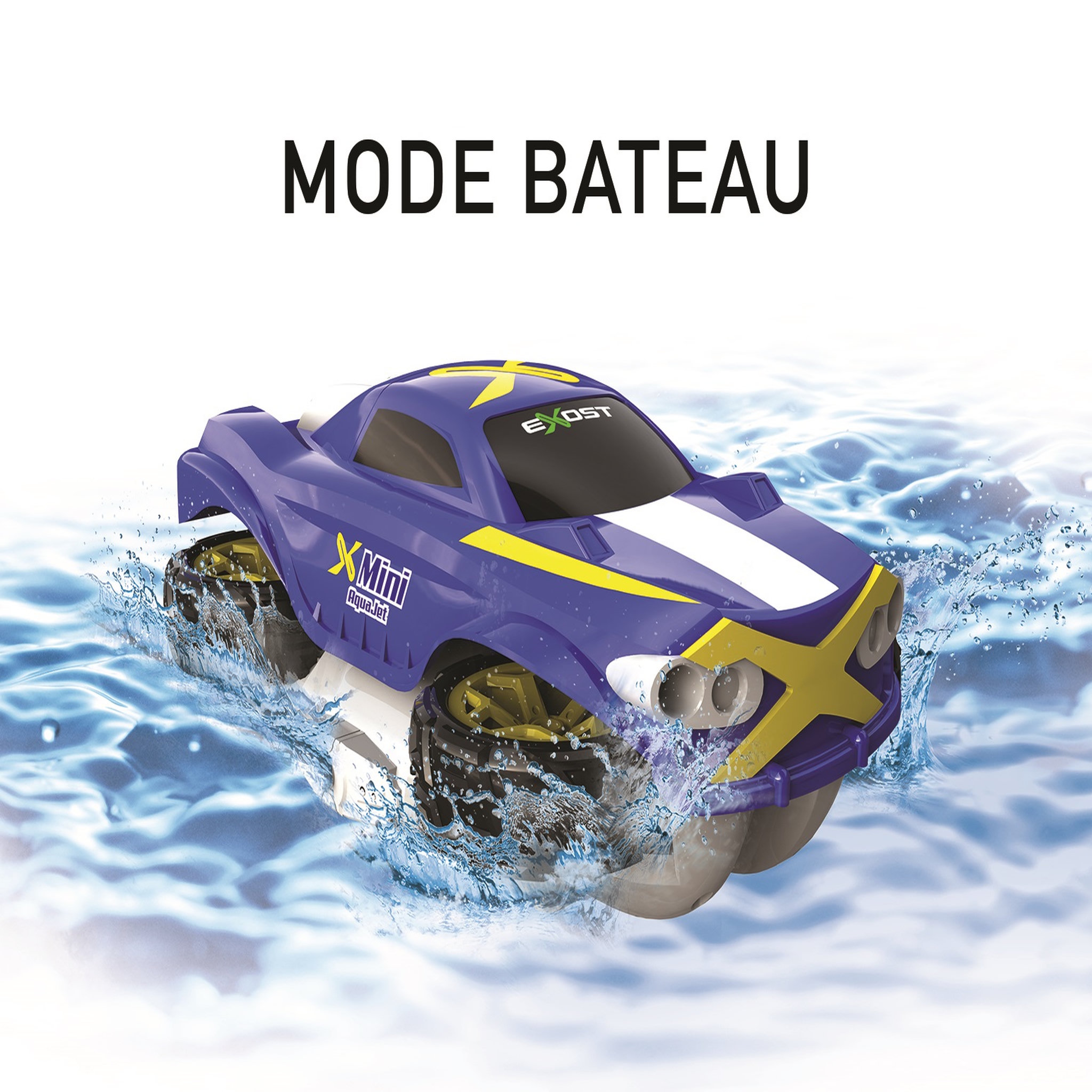 Voir la diapositive 4 : SILVERLIT Exost - Voiture amphibie radiocommandée Mini Aquajet transformable 4X4 ou bateau 1/18ème 2.4 GHz
