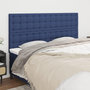 Voir la diapositive 1 : VIDAXL Tetes de lit 4 pcs Bleu 80x5x78/88 cm Tissu