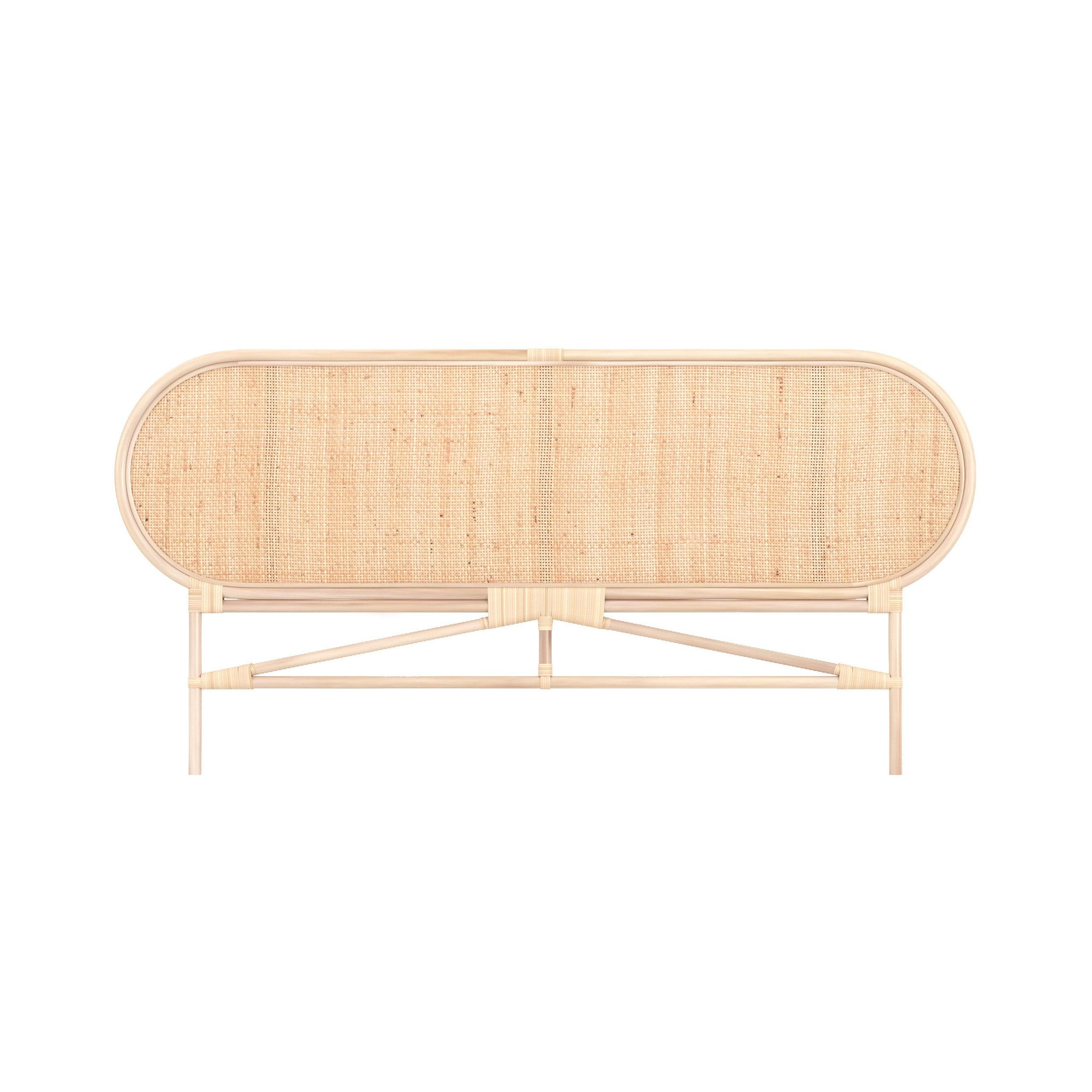 MAISON PAVANE Tête de lit en rotin naturel 160 cm-navahino