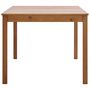 Voir la diapositive 3 : VIDAXL Table a manger Marron miel 180x90x73 cm Bois de pin