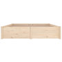 Voir la diapositive 5 : VIDAXL Cadre de lit sans matelas avec tiroirs 120x200 cm