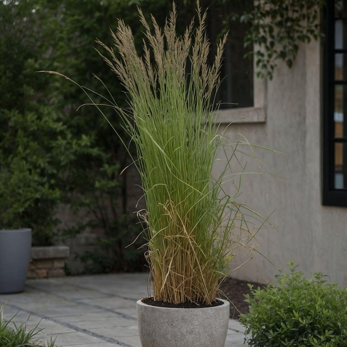 PLANT IN A BOX Calamagrostide - Calamagrostis acutiflora 'Overdam' - Hauteur 20-30cm - ⌀23cm