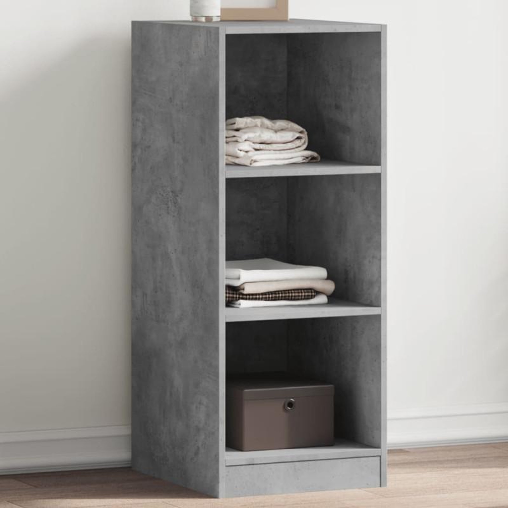 Voir la diapositive 1 : VIDAXL Garde robe gris béton 48x41x102 cm bois d ingénierie