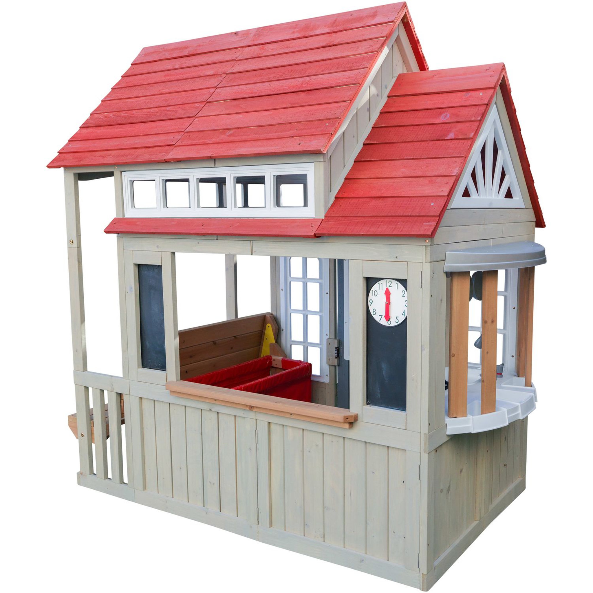 Voir la diapositive 2 : Kidkraft cabane de jardin enfant en bois Braewood 