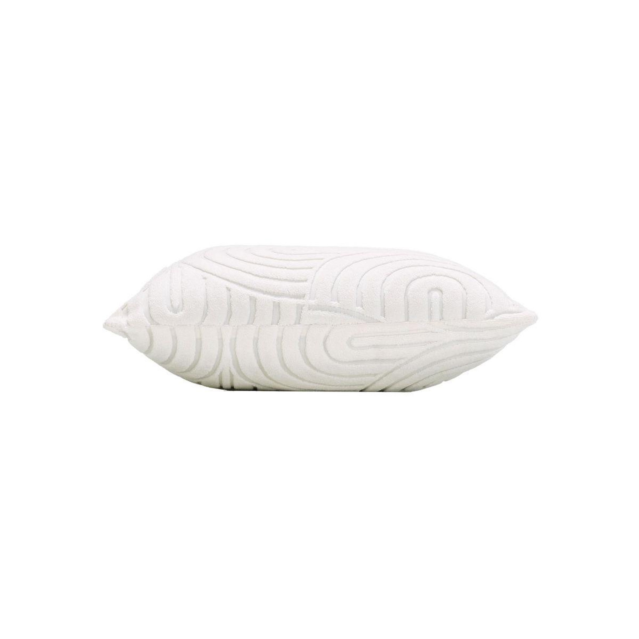 Voir la diapositive 2 : Douceur d'Intérieur Housse de coussin bouclette  solly  40x40cm naturel