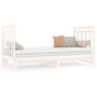 Voir la diapositive 2 : VIDAXL Lit coulissant sans matelas blanc 2x(90x190) cm