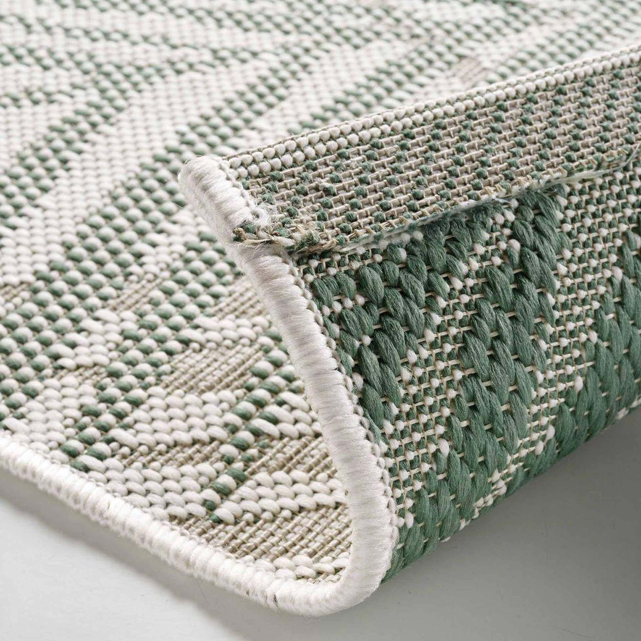 Voir la diapositive 3 : Douceur d'Intérieur Tapis déco tissé  joao  80x150cm vert