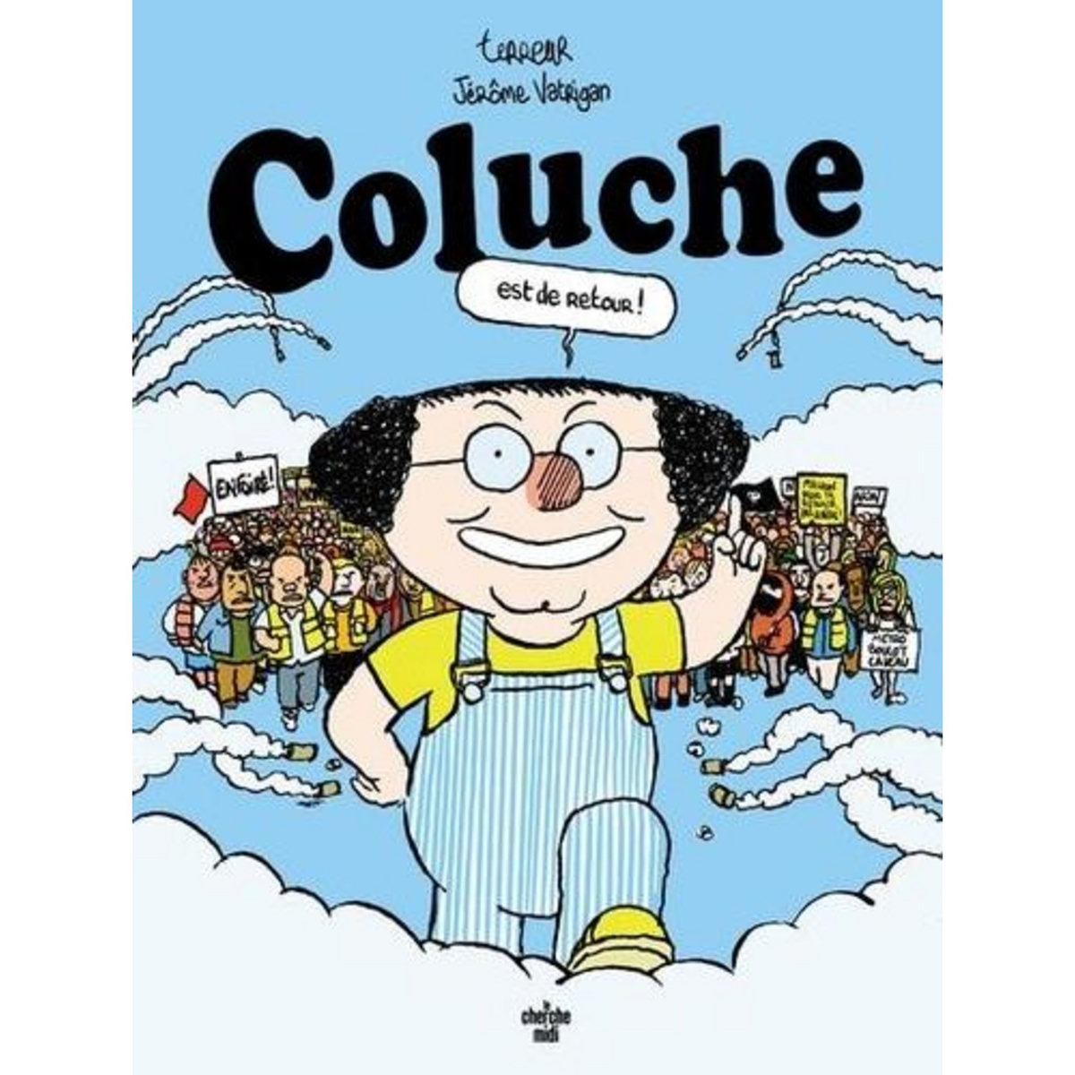 COLUCHE EST DE RETOUR !, Terreur graphique