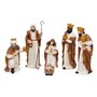 Voir la diapositive 1 : FEERIC LIGHT & CHRISTMAS Lot de 6 Santons en Résine  Crèche de Noël  33cm Multicolore