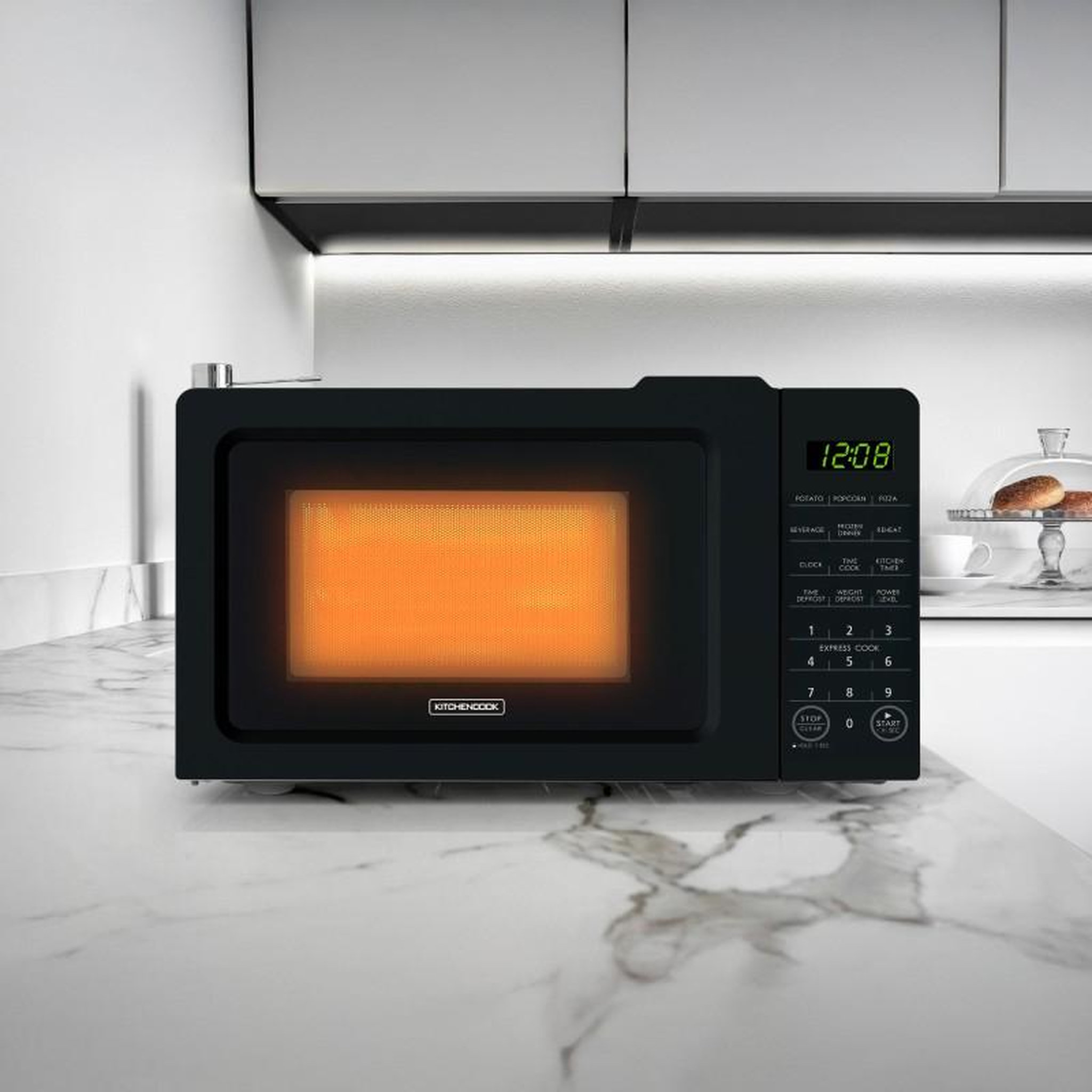 Voir la diapositive 6 : KITCHENCOOK Kitchencook - kmo23 - micro-ondes digital 23l - 900w - 10 niveaux de puissance