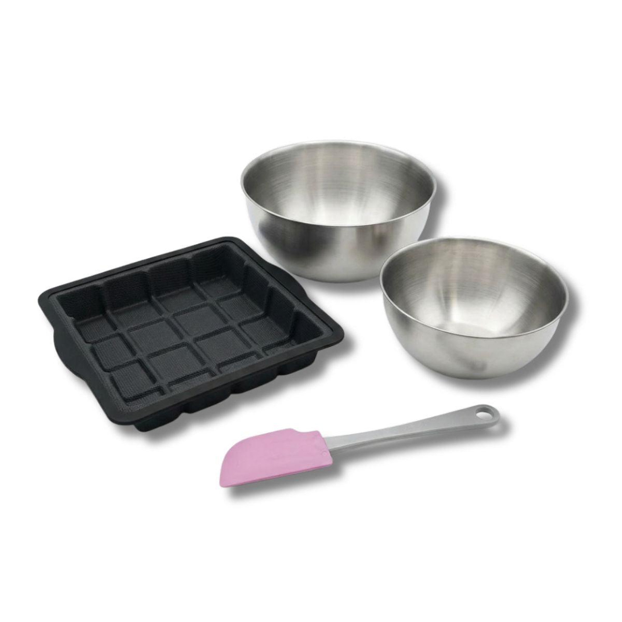 ZENKER Set de 4 ustensiles de pâtisserie moule à gâteaux 2 bols et spatule silicone fibre de verre silicone fibre de verre zenker  silicone fibre de verre