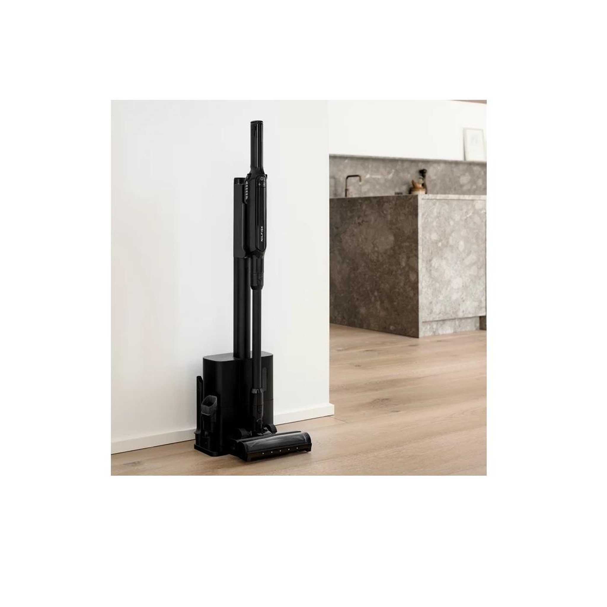 Voir la diapositive 2 : Nilfisk Aspirateur balai 2en1 150w noir - 128390186