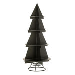 Paris Prix Étagère Sapin 4 Niveaux  Xmas  214cm Noir