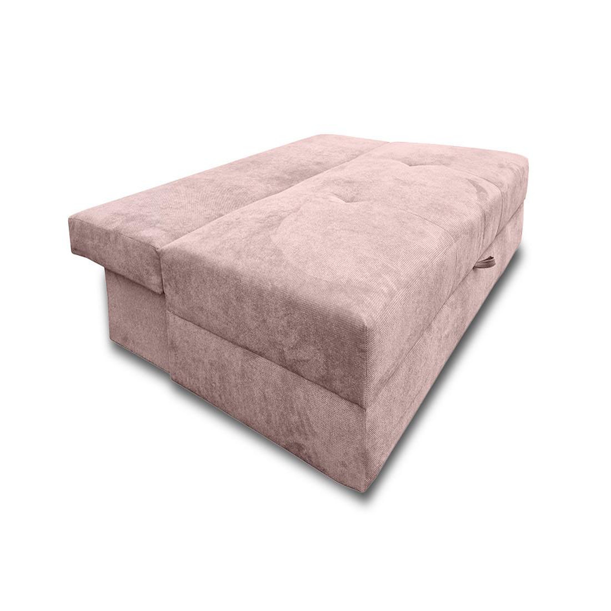 Voir la diapositive 4 : BEST MOBILIER Lucina - canapé droit 3 places - convertible avec coffre - en velours