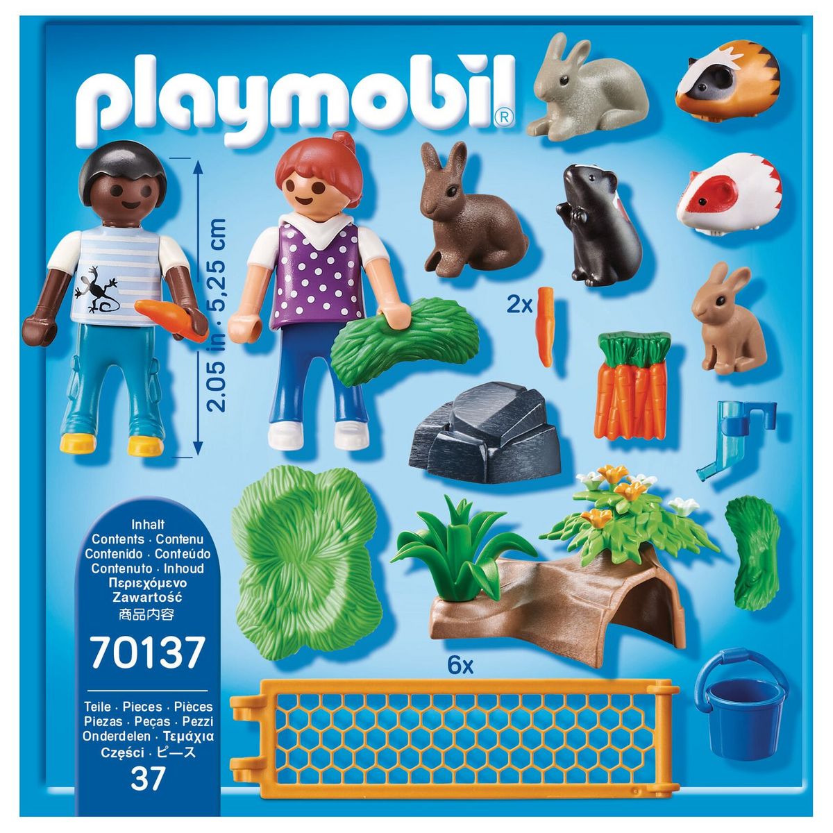 PLAYMOBIL 70137 - Country - Enfants avec Petits Animaux