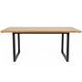 Voir la diapositive 1 : Paris Prix Table de Repas Design  Camden  180cm Chêne & Noir