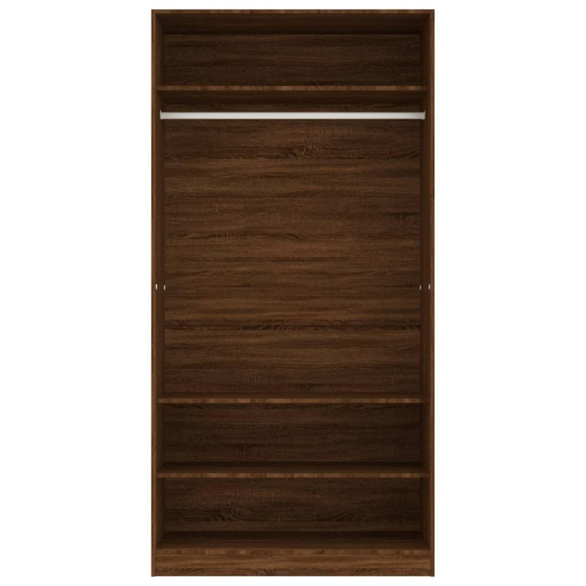 VIDAXL Garde-robe chene marron 100x50x200 cm bois d'ingenierie