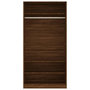 Voir la diapositive 5 : VIDAXL Garde-robe chene marron 100x50x200 cm bois d'ingenierie