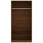 Voir la diapositive 5 : VIDAXL Garde-robe chene marron 100x50x200 cm bois d'ingenierie